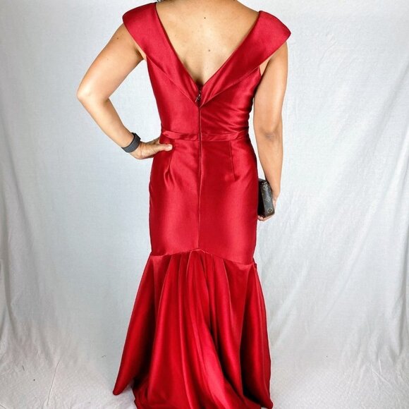 Pamella Roland Scarlet Maxi Gown - Picture 7 of 14